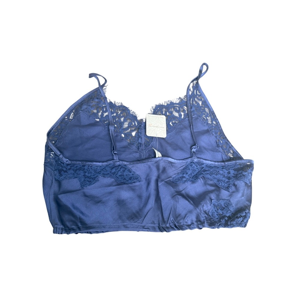 Intimately Free People Night Out Blouson Brami Midnight Blue XS - Picture 6 of 8